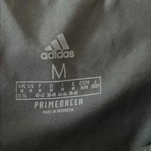 Adidas Black Athletic Training Shorts with Signature Stripes - Picture 4 of 5